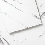 Lucida USA Marble White Stone Look 12-mil x 12-in W x 12-in L Waterproof Peel and Stick Vinyl Tile Flooring (36-sq ft/ Carton)