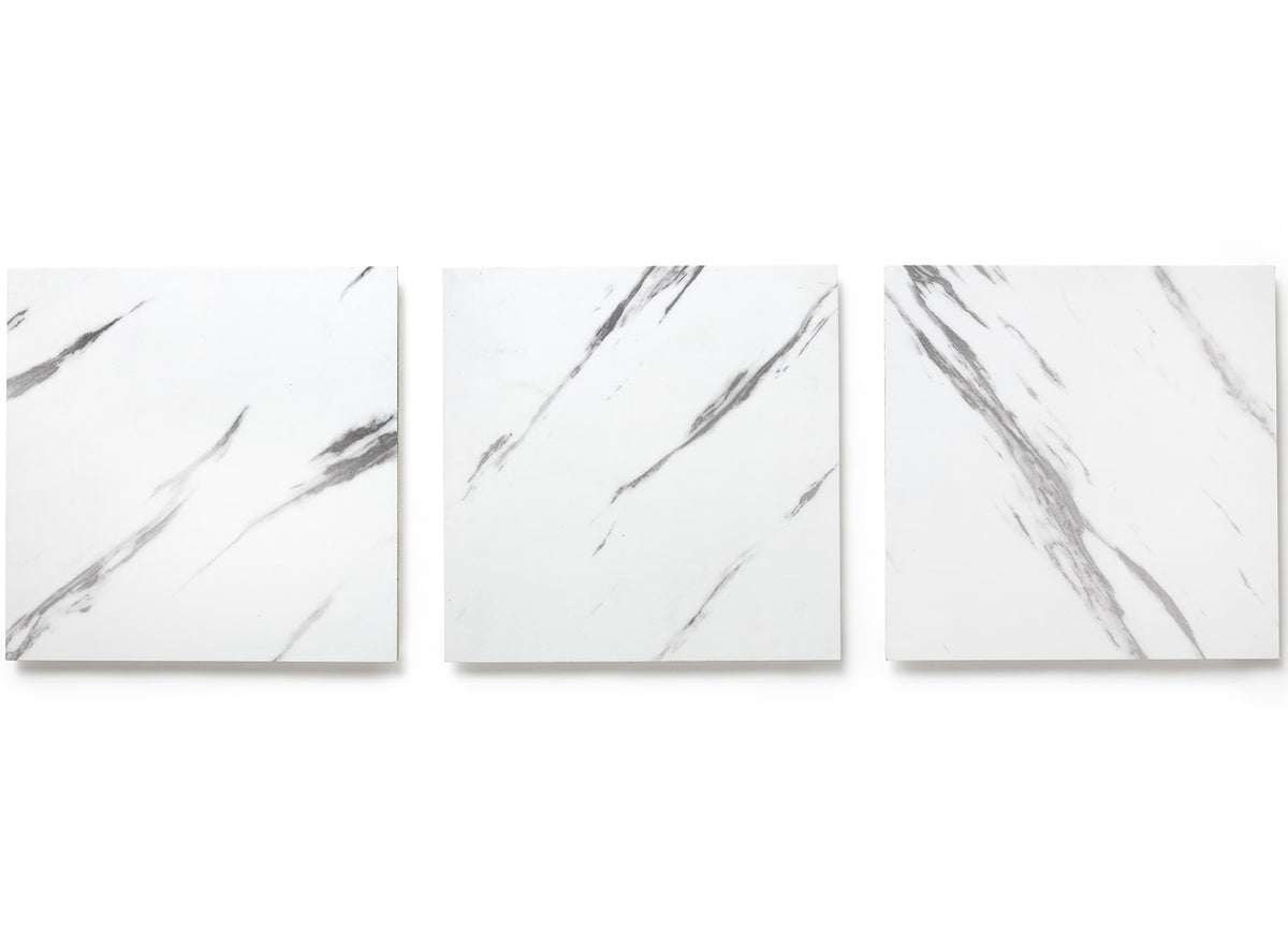Lucida USA Marble White Stone Look 12-mil x 12-in W x 12-in L Waterproof Peel and Stick Vinyl Tile Flooring (36-sq ft/ Carton)