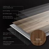 Lucida USA Maxcore American Oak Brown 28-mil x 7-3/32-in W x 48-in L Waterproof Interlocking Luxury Vinyl Plank Flooring (24.5-sq ft/ Carton)