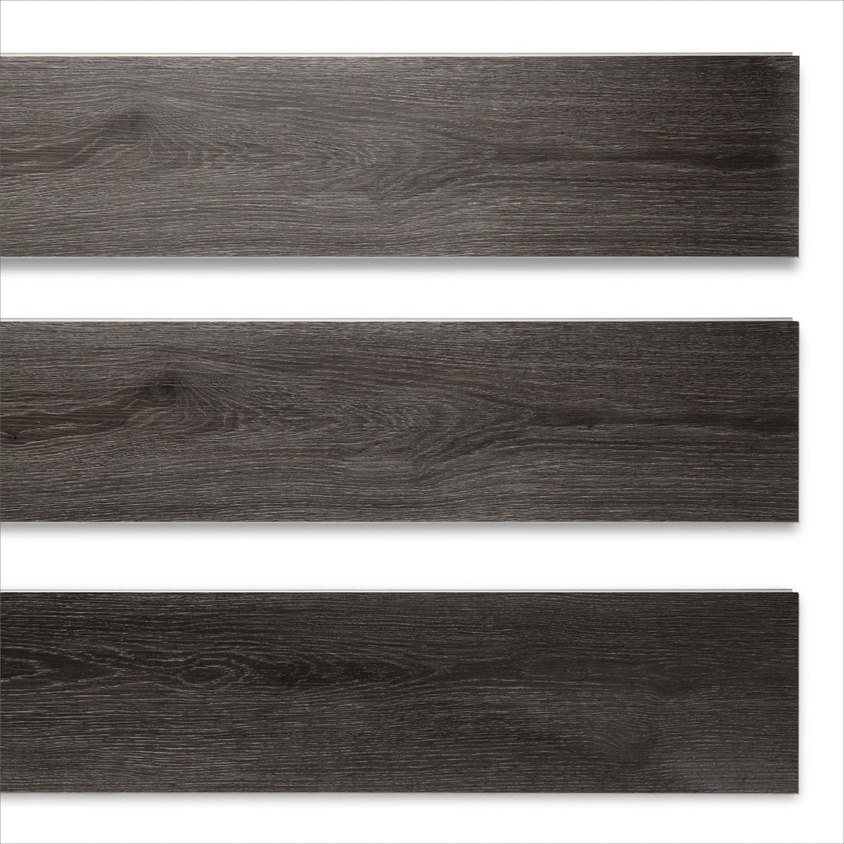 Lucida USA (Sample) MaxCore Storm Black Luxury Vinyl Plank, 7.31-in W x 12-in L, 22-mil Wear Layer