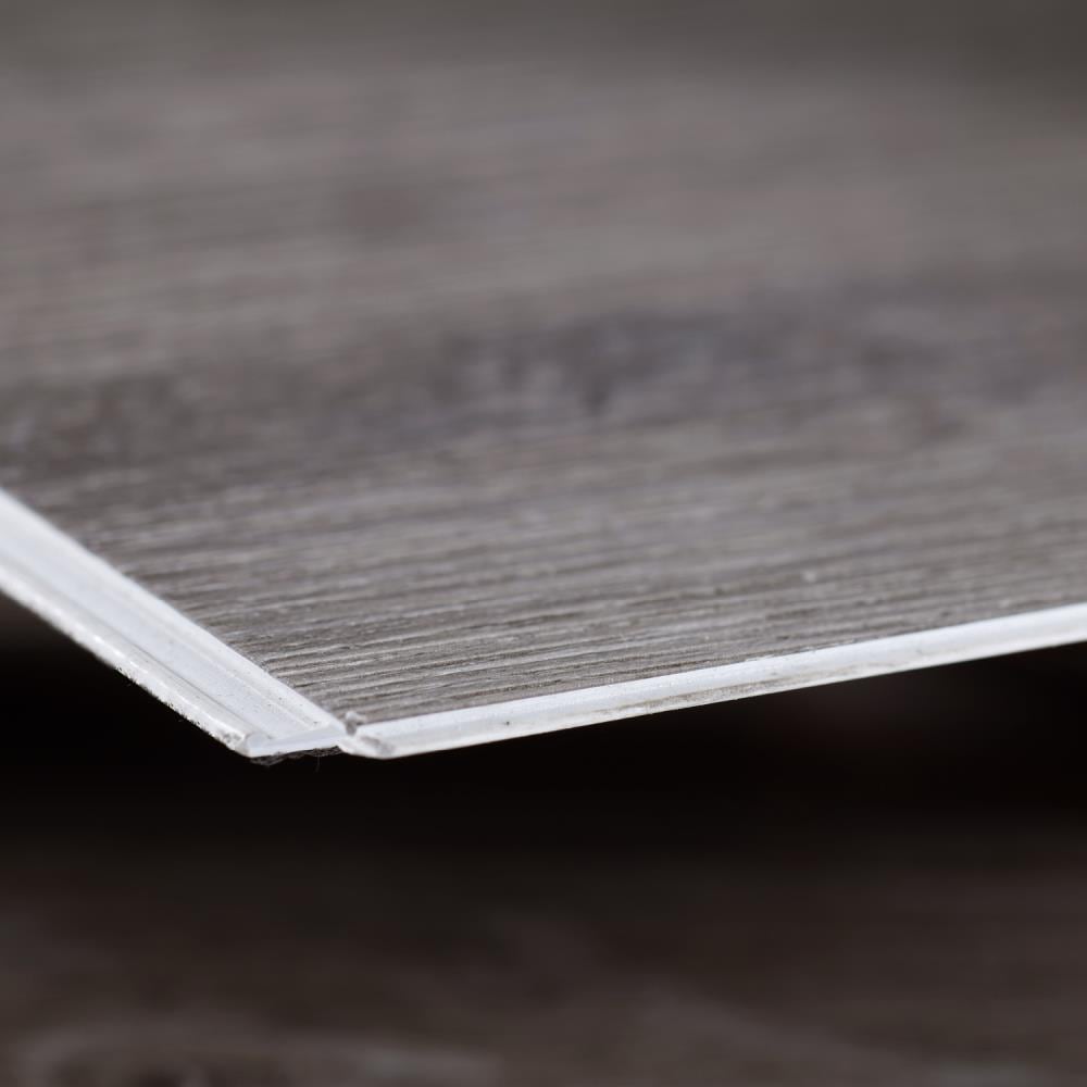 Lucida USA TruCore MaxCore Pro Stormcloud 7-3/32-in Wide x 4-4/5-mm Thick Waterproof Interlocking Luxury Vinyl Plank Flooring (24.5-sq ft Carton)