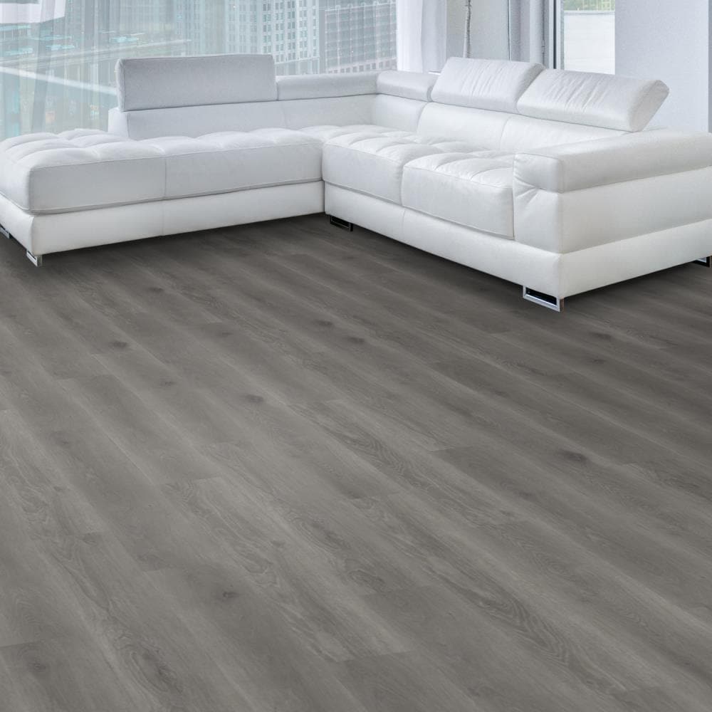 Lucida USA TruCore MaxCore Pro Stormcloud 7-3/32-in Wide x 4-4/5-mm Thick Waterproof Interlocking Luxury Vinyl Plank Flooring (24.5-sq ft Carton)