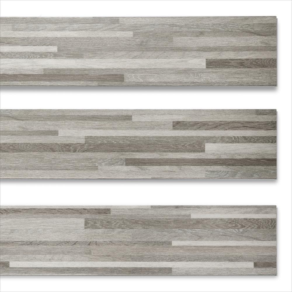 Lucida USA MaxCore Pro Silverbar 7-3/32-in W x 48-in L x 4-4/5-mm Waterproof Interlocking Luxury Vinyl Plank Flooring (24.5-sq ft Carton)