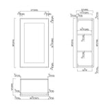 Design House Brookings 21-in W x 36-in H x 12-in D Espresso Maple Wall Ready To Assemble Plywood Cabinet (Recessed Panel Shaker Door Style)