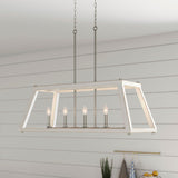 Progress Lighting Forrester 5-Light Gray Farmhouse Chandelier