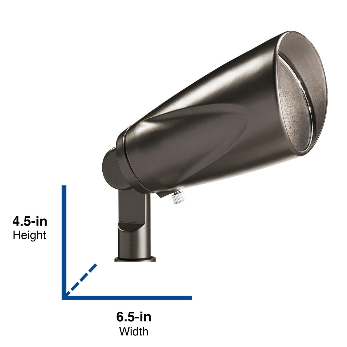 Kichler 150-Lumen 3-Watt Olde Bronze Low Voltage Hardwired LED Landscape Flood Light