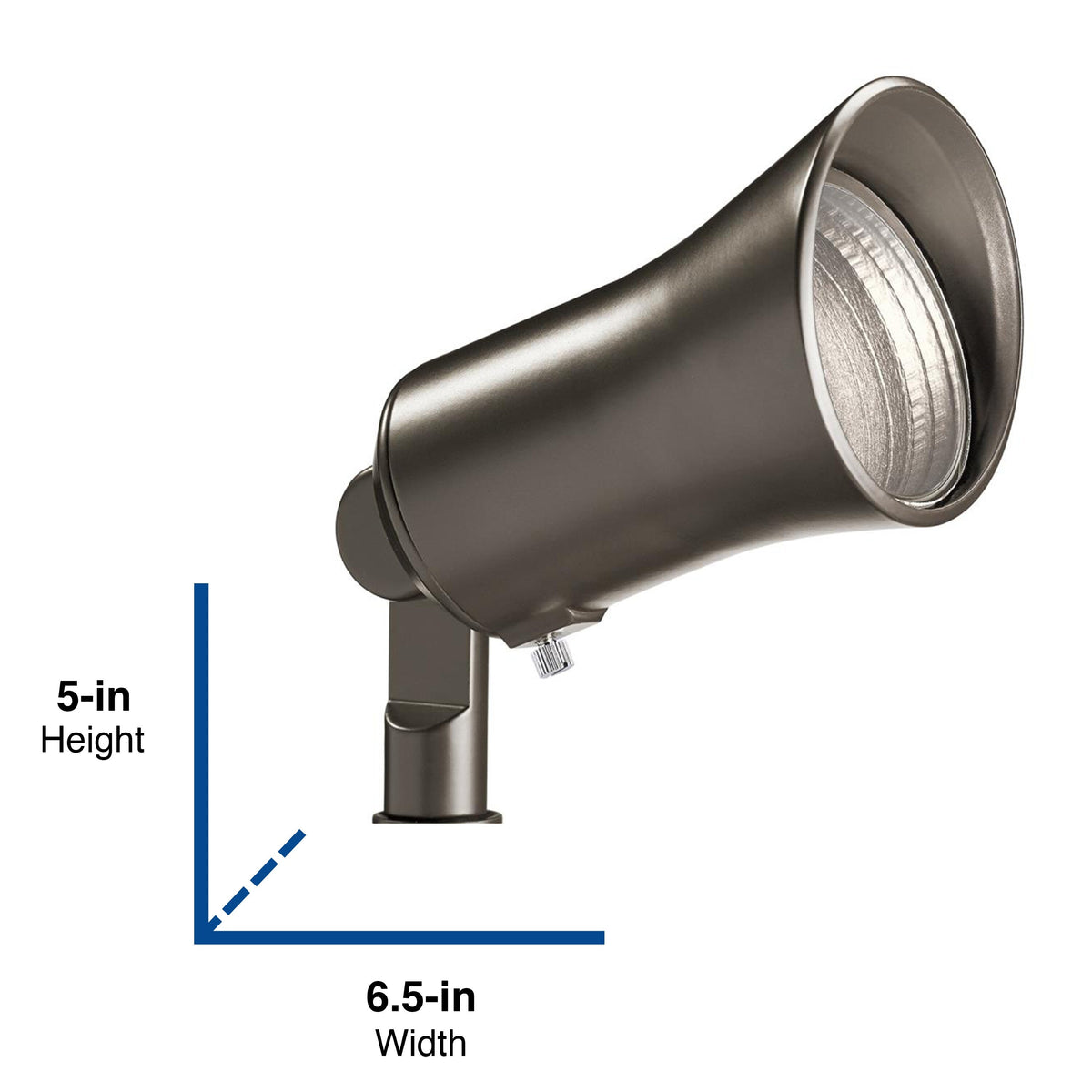 Kichler 400-Lumen 5-Watt Olde Bronze Low Voltage Hardwired LED Spot Light