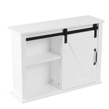LuxenHome 21.17-in x 19.69-in x 7.8-in White Bathroom Wall Cabinet
