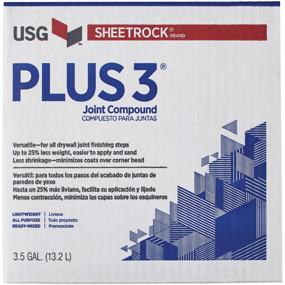 3.5 Gal. Plus 3 Lightweight All-Purpose Pre-Mixed Joint Compound - Super Arbor