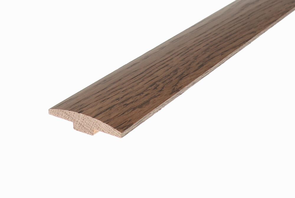 Flexco French Oak Santiga 0.425-in T x 2-in W x 78-in L Solid Wood T-moulding