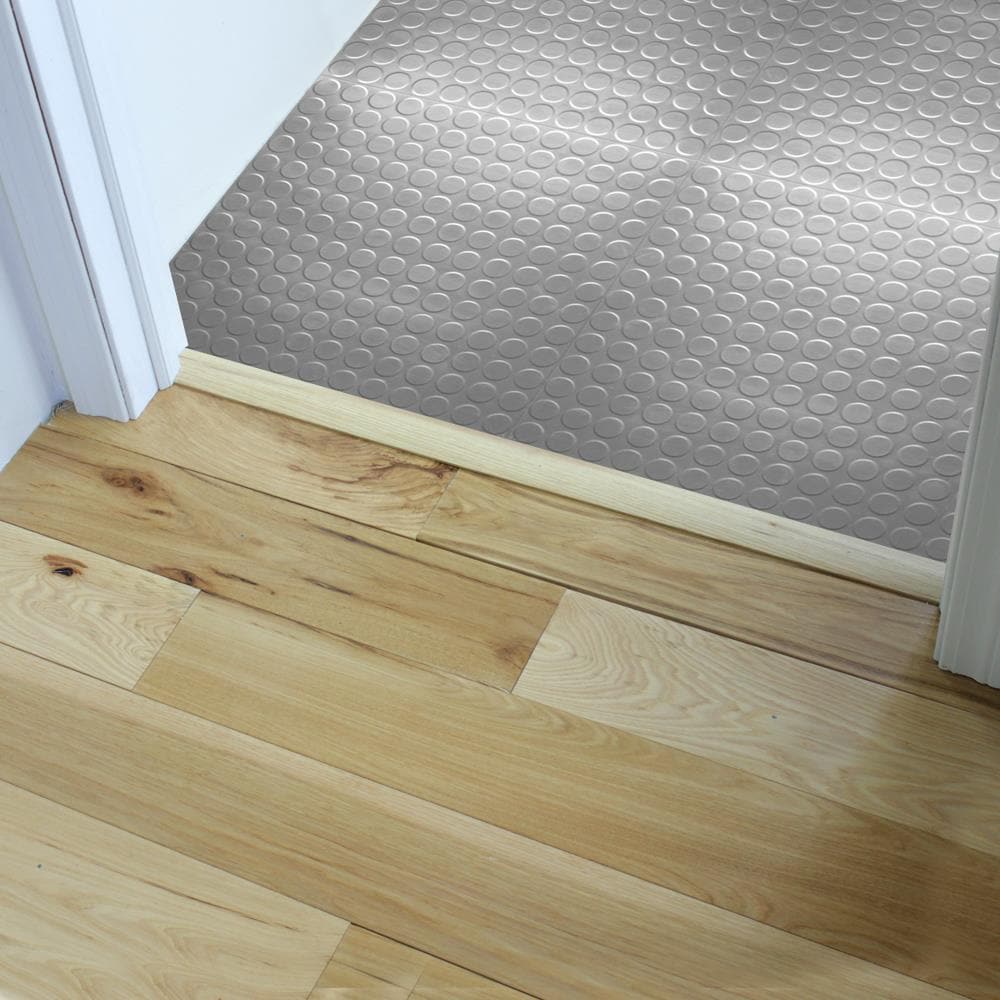 Flexco Mocha Java 0.46-in T x 2-in W x 78-in L Solid Wood Floor T-moulding