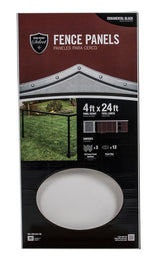 Yardgard Select 4-ft H x 8-ft W Black Steel Welded Wire Yard Fence Panel