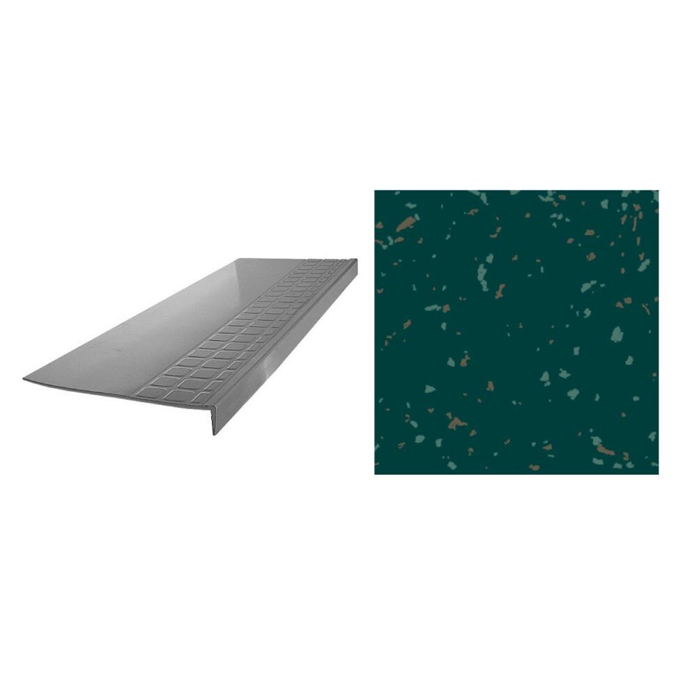 Flexco #800 Series 12.25-in x 36-in Polo Green Stair Tread