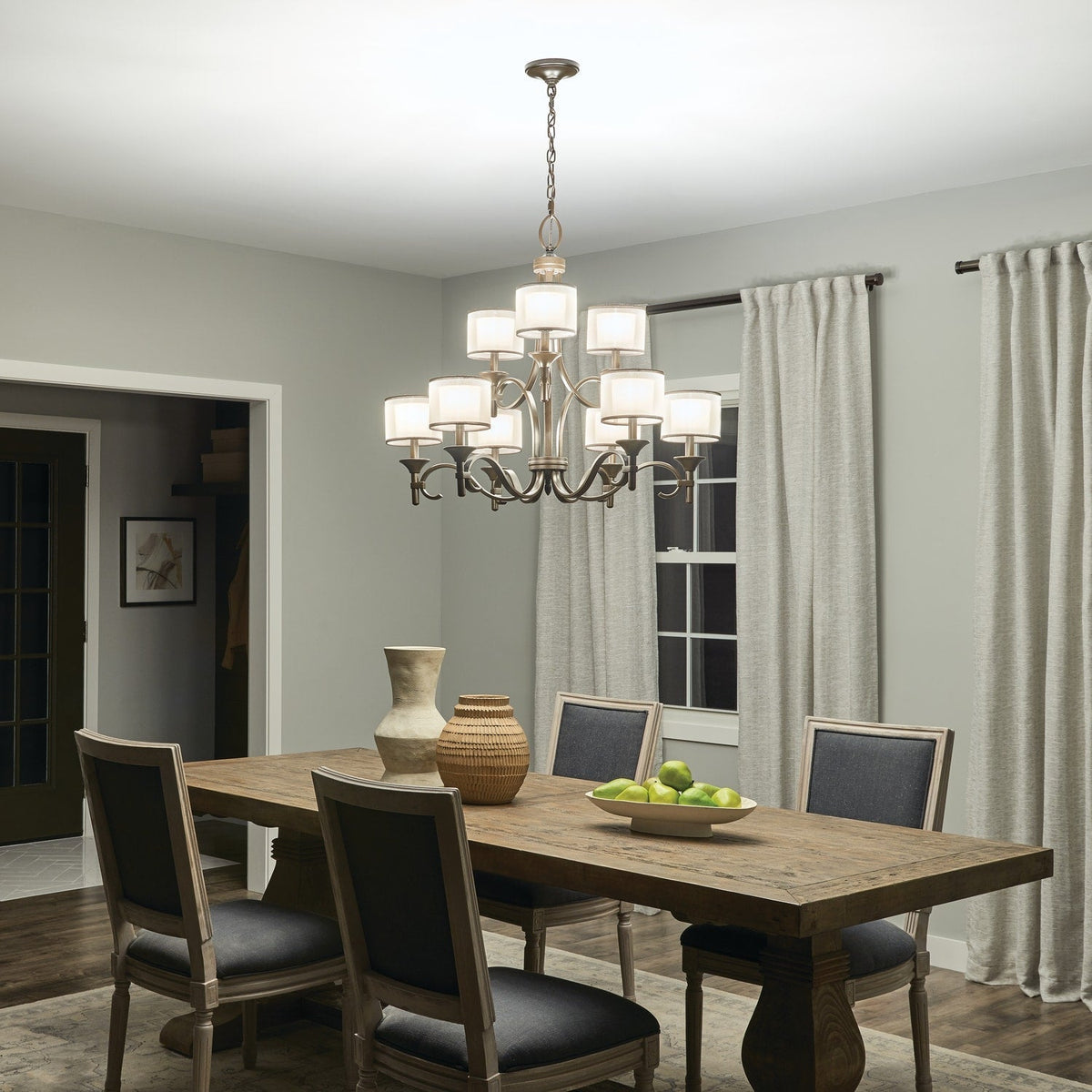 Kichler Lacey 9-Light Bronze Transitional Chandelier