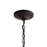Kichler Larkin 6-Light Olde Bronze Transitional Cage Medium Hanging Pendant Light