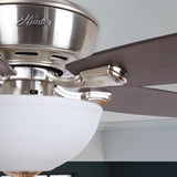 Hunter Creekside LED 52-in Brushed Nickel Indoor Ceiling Fan with Light Kit (5-Blade)