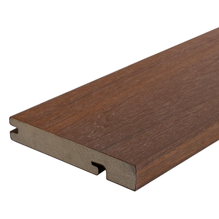NewTechWood Columbus Hybrid Board 1-in x 6-in x 8-ft Brazilian Ipe Grooved Composite Deck Board