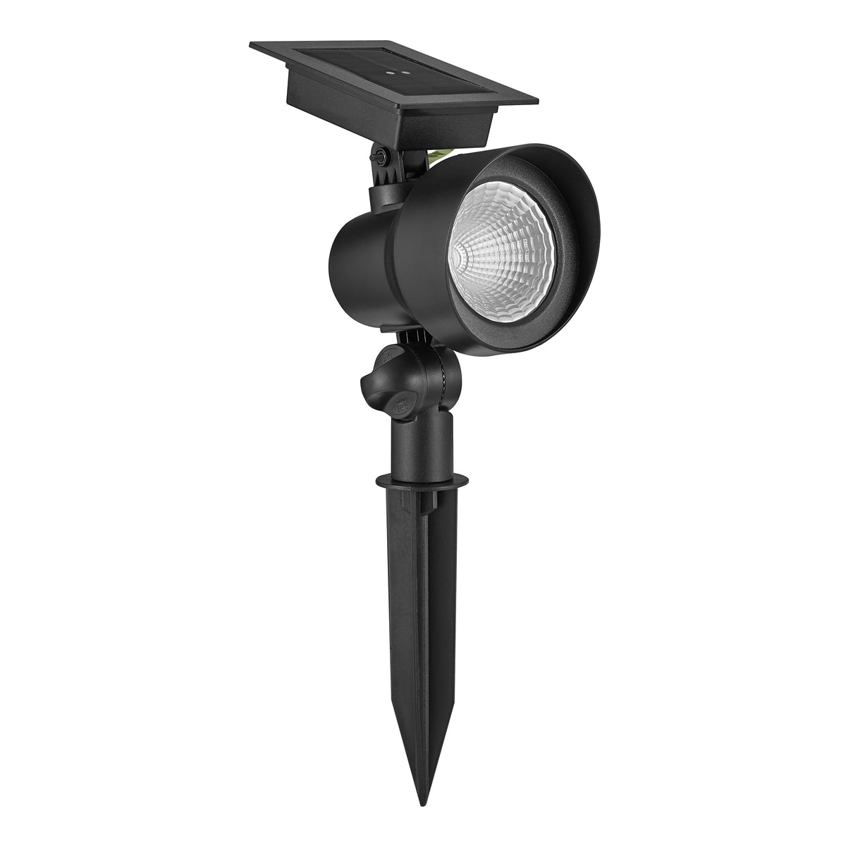 Portfolio 20-Lumen Black Solar LED Landscape Flood Light