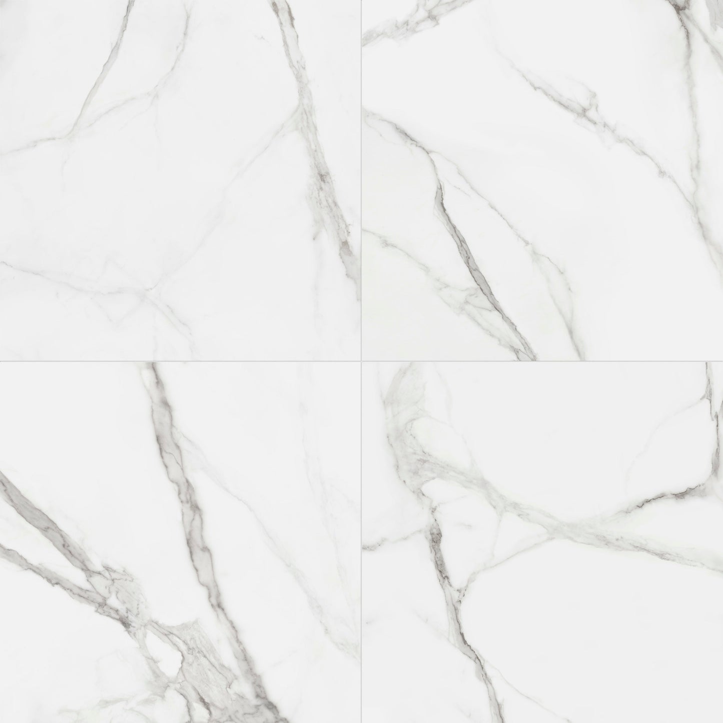 Satori Regent Calacatta 32-in x 32-in Polished Porcelain Marble Look Floor and Wall Tile (13.78-sq. ft/ Carton)