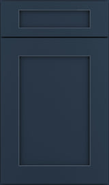 allen + roth Port 24-in W x 34.5-in H x 24-in D Navy 3-Drawer Base Fully Assembled Cabinet (Flat Panel Style)