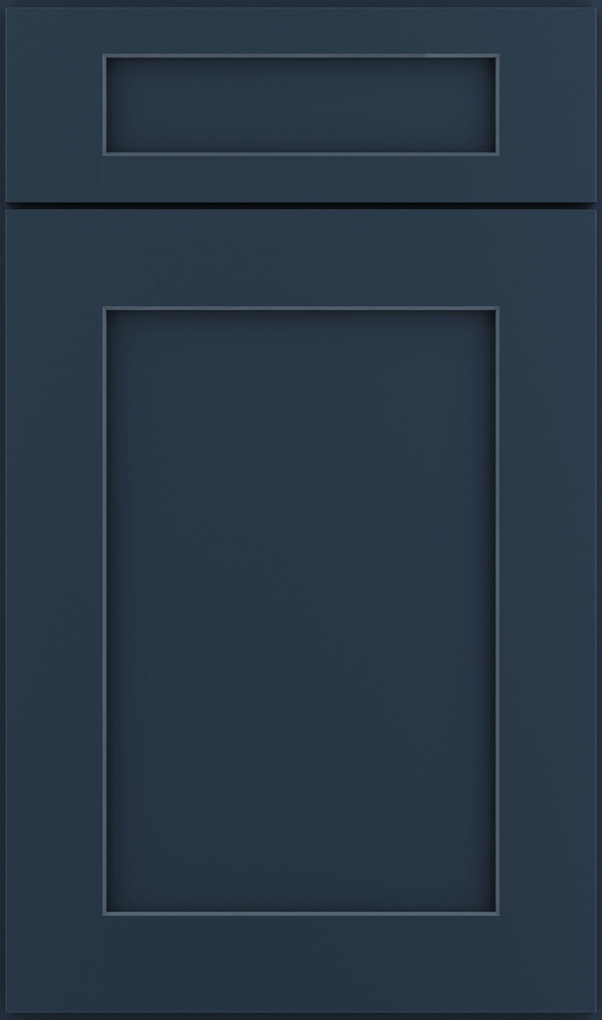 allen + roth Port 15-in W x 34.5-in H x 24-in D Navy 3-Drawer Base Fully Assembled Cabinet (Flat Panel Style)
