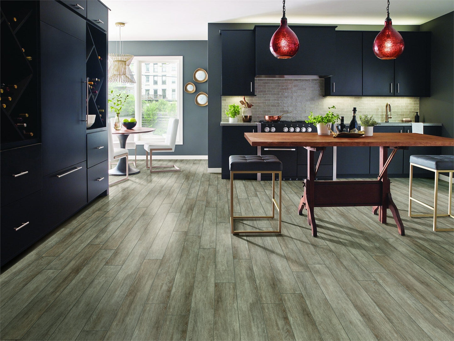 Armstrong Flooring Essentials Buttermilk 6-in Wide x 5-mm Thick Waterproof Interlocking Luxury Vinyl Plank Flooring (18.88-sq ft)