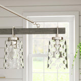 Progress Lighting Tiana 5-Light Driftwood and Brushed Nickel Transitional Chandelier, 45.5-in W x 22-in H