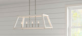 Progress Lighting Forrester 5-Light Gray Farmhouse Chandelier