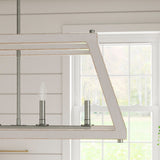 Progress Lighting Forrester 5-Light Gray Farmhouse Chandelier
