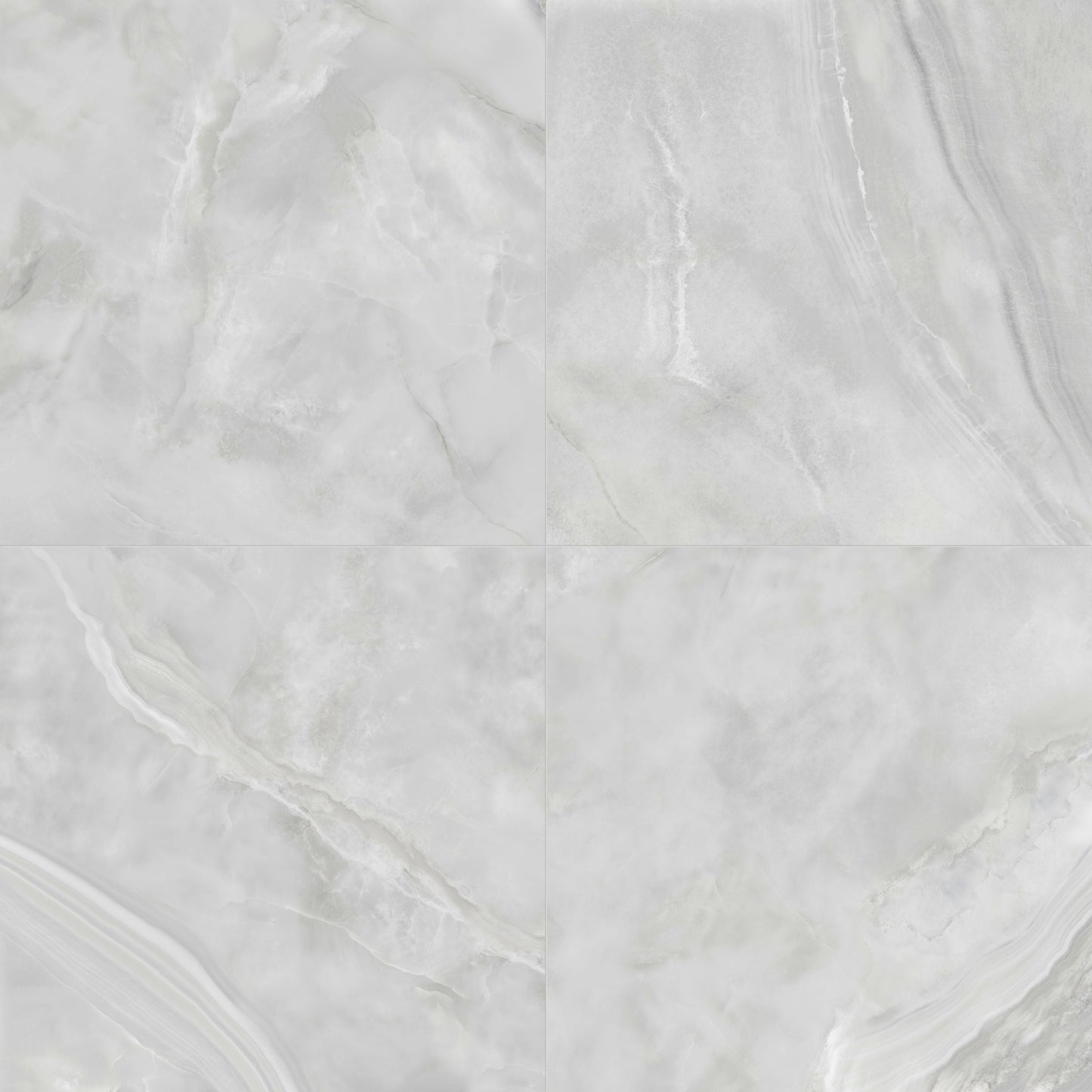 Satori Onyx 32-in x 32-in Polished Porcelain Marble Look Floor and Wall Tile (13.78-sq. ft/ Carton)