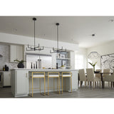 Progress Lighting Pivot Led 7-Light Matte Black Modern/ContemporaryLED Chandelier