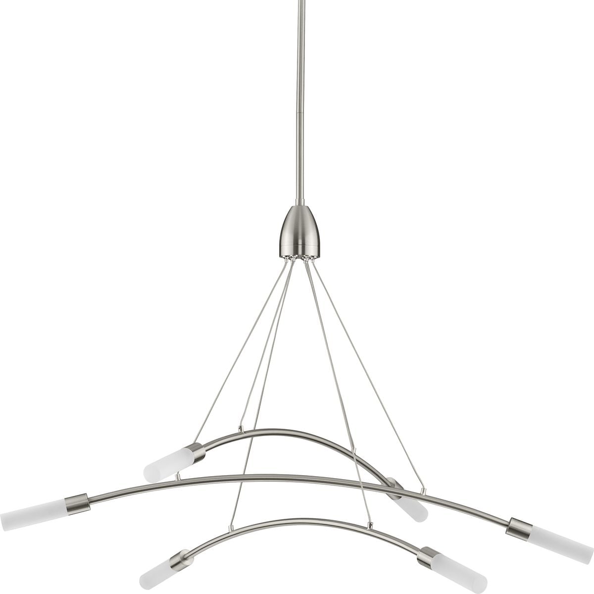 Progress Lighting Kylo Led 6-Light Brushed Nickel Modern/ContemporaryLED Chandelier