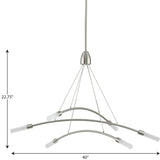 Progress Lighting Kylo Led 6-Light Brushed Nickel Modern/ContemporaryLED Chandelier