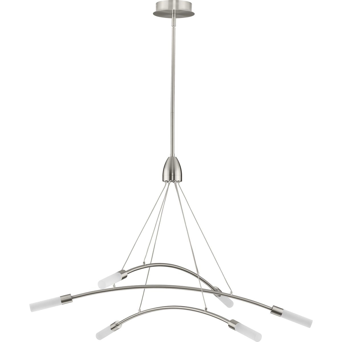Progress Lighting Kylo Led 6-Light Brushed Nickel Modern/ContemporaryLED Chandelier