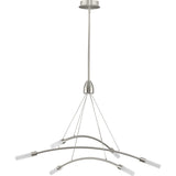 Progress Lighting Kylo Led 6-Light Brushed Nickel Modern/ContemporaryLED Chandelier