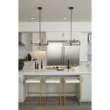 Progress Lighting Pivot Led 7-Light Matte Black Modern/ContemporaryLED Chandelier