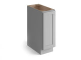 Valleywood Cabinetry Proper Gray 9-in W x 34.5-in H x 24-in D Proper Gray Birch 1-Drawer Base Ready To Assemble Plywood Cabinet (Flat Panel Shaker Style)
