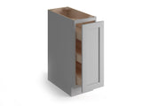 Valleywood Cabinetry Proper Gray 9-in W x 34.5-in H x 24-in D Proper Gray Birch 1-Drawer Base Ready To Assemble Plywood Cabinet (Flat Panel Shaker Style)