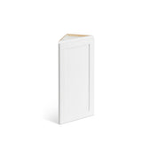 Valleywood Cabinetry Pure White 12-in W x 36-in H x 12-in D Pure White Birch Diagonal Corner Wall Ready To Assemble Plywood Cabinet (Flat Panel Shaker Style)