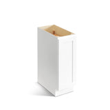 Valleywood Cabinetry Pure White 9-in W x 34.5-in H x 24-in D Pure White Birch 1-Drawer Base Ready To Assemble Plywood Cabinet (Flat Panel Shaker Style)