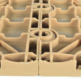Greatmats 12-in W x 12-in L x 0.625-in T Interlocking Polypropylene Plastic Gym Floor Tile (20-sq ft) (20-Pack)