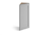 Valleywood Cabinetry Proper Gray 12-in W x 42-in H x 12-in D Proper Gray Birch Diagonal Corner Wall Ready To Assemble Plywood Cabinet (Flat Panel Shaker Style)