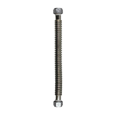 3/4 in. FIP x 3/4 in. FIP x 18 in. Stainless Steel Water Heater Connector - Super Arbor