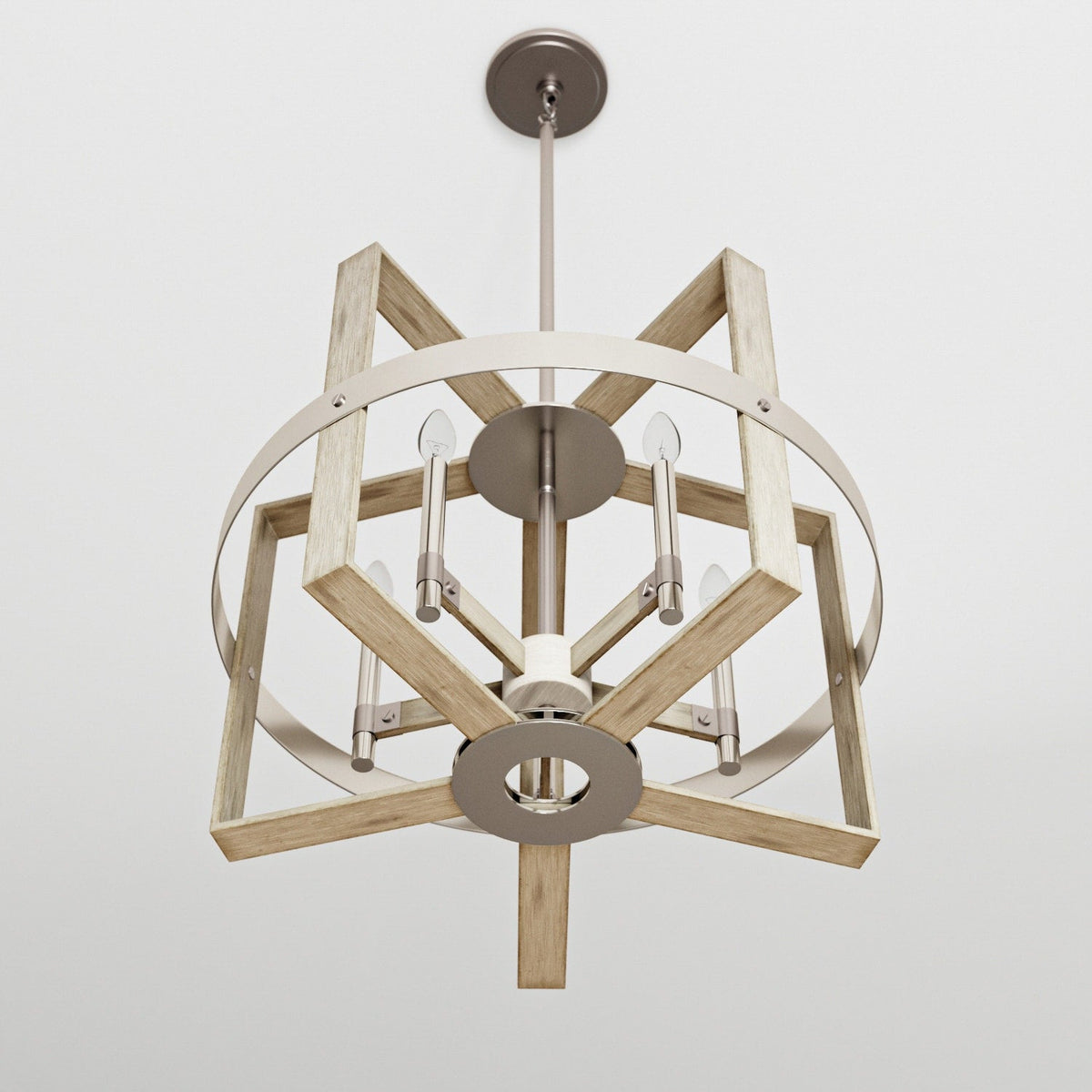 Kichler Peyton 5-Light Off-white Farmhouse Chandelier