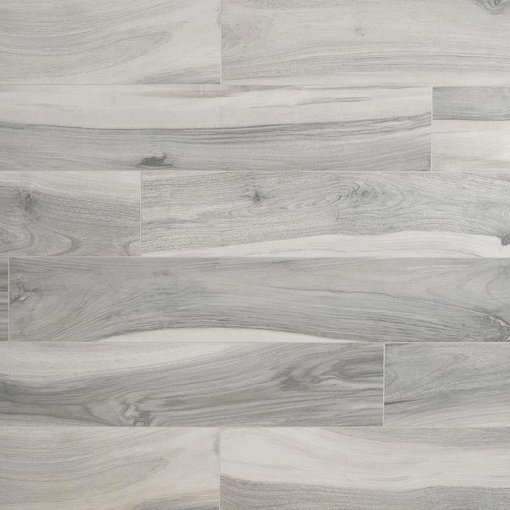 Artmore Tile Peruvian Gray 8-in x 48-in Matte Porcelain Wood look Floor and Wall Tile product image
