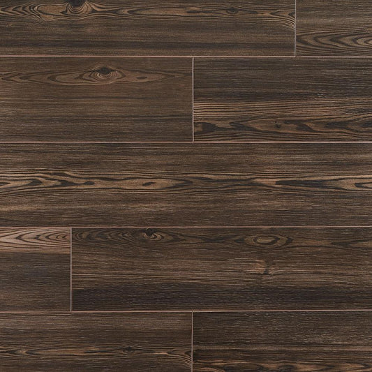 Artmore Tile Teakwood Tabacco 8-in x 48-in Matte Porcelain Wood look Floor and Wall Tile product image