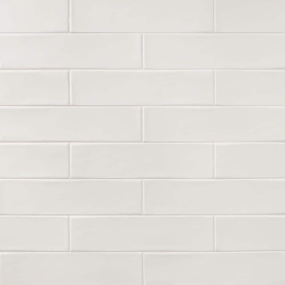Artmore Tile Bolton Vanilla 3-in x 12-in Polished Ceramic Subway Wall Tile product image