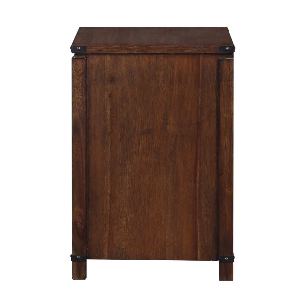 OSP Home Furnishings Baton rouge Brushed Walnut 2-Drawer 19-in File Cabinet
