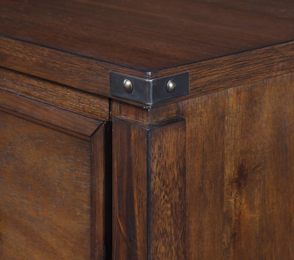 OSP Home Furnishings Baton rouge Brushed Walnut 2-Drawer 19-in File Cabinet