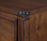 OSP Home Furnishings Baton rouge Brushed Walnut 2-Drawer 19-in File Cabinet